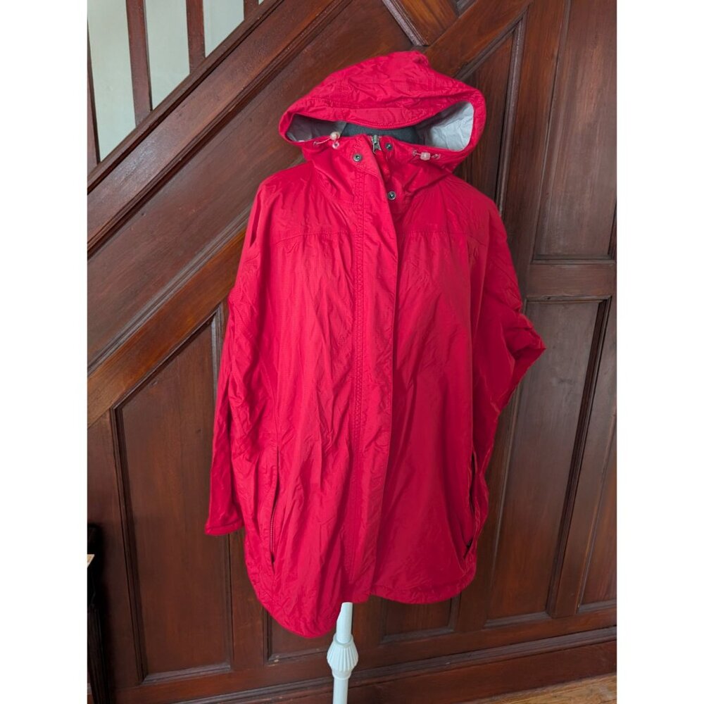 Women's Red Hooded Jacket